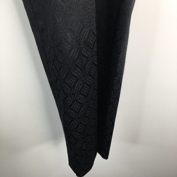 Laundry by Shelli Segal Black Trouser Print Dress Pants Size 14 - Picture 2 of 10